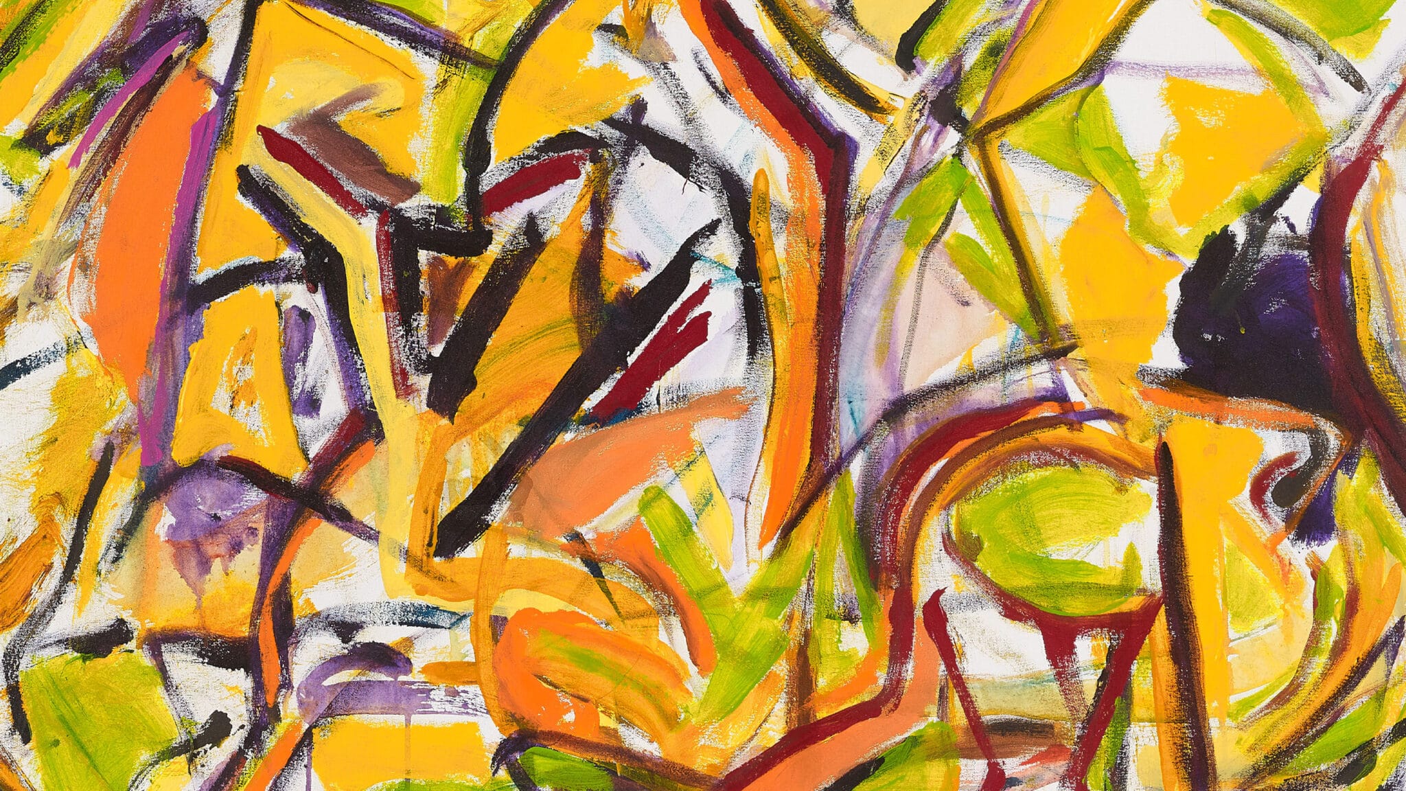 Dorothy Krakovsky contemporary abstract painting Orange Peel