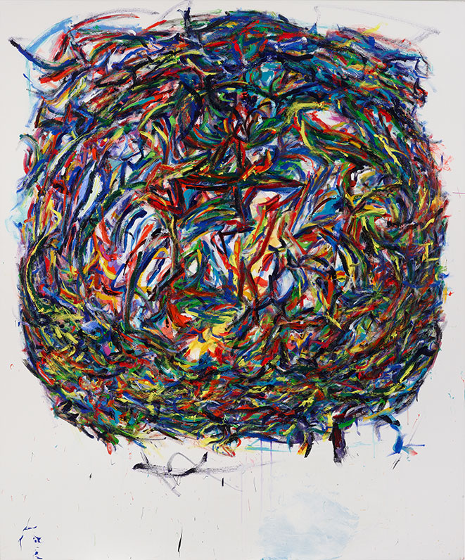 Dorothy Krakovsky contemporary abstract painting Ball of String
